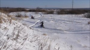 Покатушки - сравнение мотобуксировщиков Лидер 18.5 и 15 л.с.