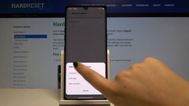 How to Block Number in LG Velvet – Block Calls and Messages смотреть онлайн