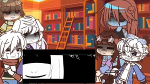 ? Undertale react to killer sans (comic) . . . (=_=)