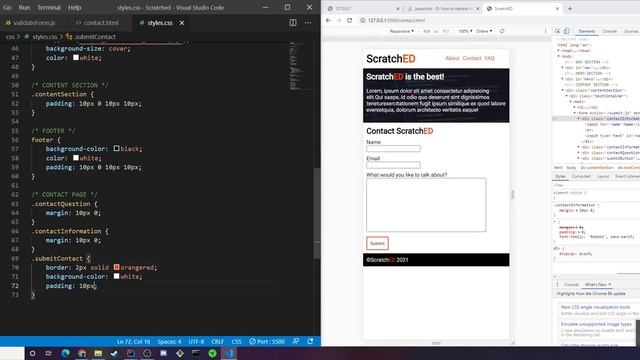 Build a Website From Scratch Using HTML, CSS, and JS Part Seven смотреть онлайн