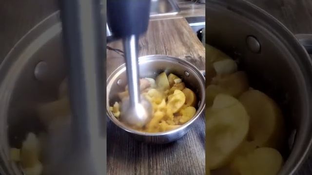 Яблочное пюре без заморочек за 15 минут. яблочное пюре для зефира, датского питания смотреть онлайн