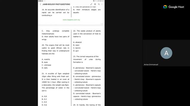 JAMB UTME Preparation | Biology Past Question Breakdown смотреть онлайн