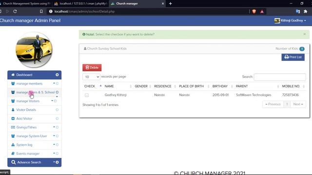 Church Management System using PHP DEMO смотреть онлайн