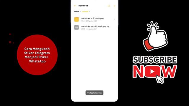 Cara Mengubah Stiker Telegram Menjadi Stiker WhatsApp TERBARU смотреть онлайн