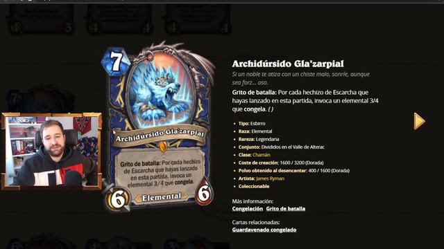 Carta nueva de Chamán Freeze! Dejará de ser meme? [Hearthstone] смотреть онлайн