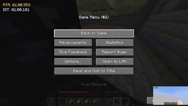 [FWR] Minecraft In 1:48 (Set Seed Speedrun)