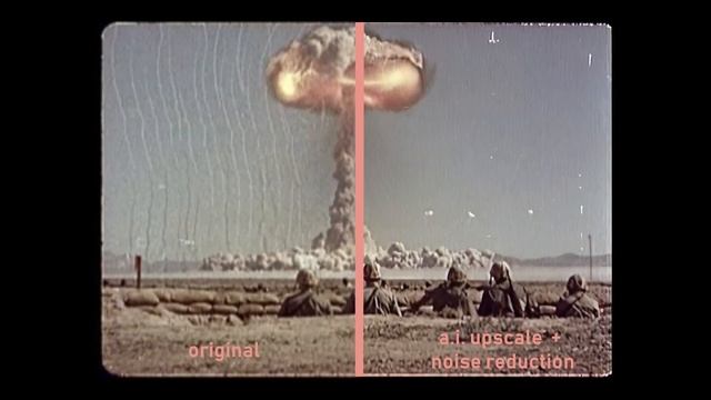 Old Film Footage Upscaling using AI смотреть онлайн