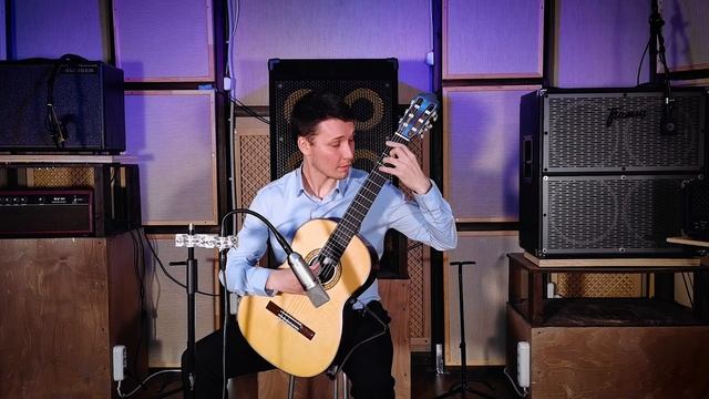 обзор гитары Виталия Пахомова - guitar review by Vitaly Pakhomov -\I.S Bach,\F. Tаrrega\L. Brouwer смотреть онлайн