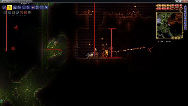 Guide To Terraria Part 17 - Creating New Ranged Armor + Fighting Golem (Just Run Side To Side!) смотреть онлайн