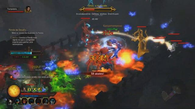 Diablo 3 - Fenda de Desafio - Semana 10 - Barbaro - Xbox ONE смотреть онлайн