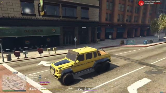 GTA fiveM Mercedes-Benz G63 6×6/ExtralifeRP смотреть онлайн