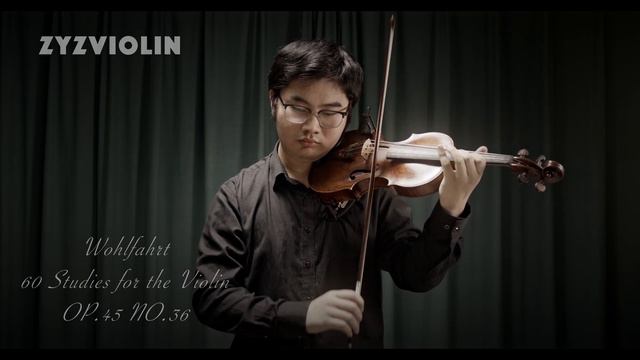 Franz Wohlfahrt: 60 Violin Etudes Op.45  No. 36