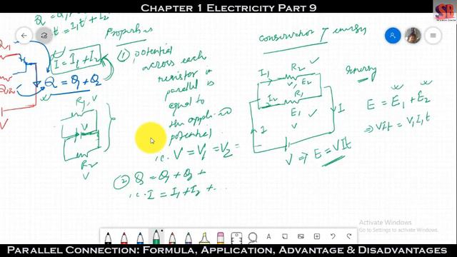 Class 10 Physics|| Chapter 1 || Electricity || Part 9 ||Parallel Connectio |Advantage & Disadvantag