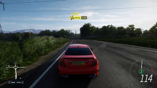 Mercedes Benz C63 AMG Black - Forza Horizon 4 | смотреть онлайн