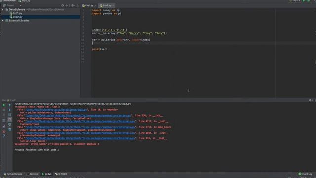 Визуализация данных и машинное обучение: Pandas 1 смотреть онлайн