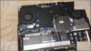 Разбор ноутбука Legion 5 / добавление оперативной памяти + SSD