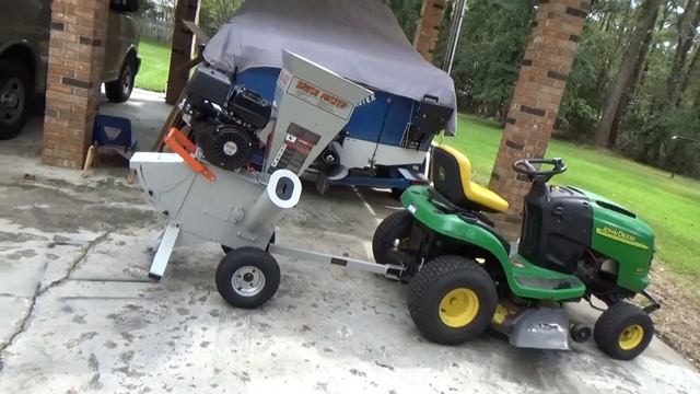 обзор+тест дробилка древесины Brush Master 420cc Chromium Gas Wood Chipper смотреть онлайн