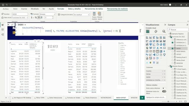 Este video te ahorrará problemas en tus análisis: Cálculo contra la fila anterior - INDEX y OFFSET смотреть онлайн