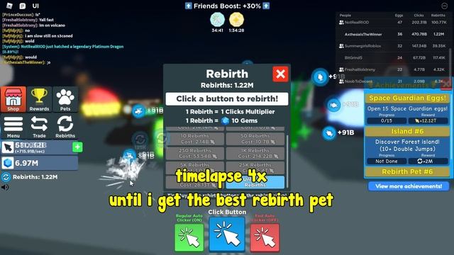 Noob Hosts *YOUTUBER RACE* for the BEST PETS! ?In Clicker Simulator (Roblox) смотреть онлайн