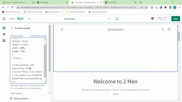 How to add a video background banner with autoplay to Homepage | Shopify Dawn theme | All Themes смотреть онлайн