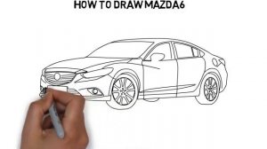 How to draw Mazda6