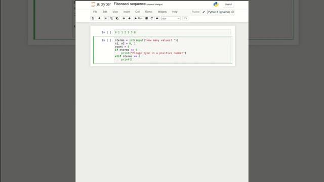 Python: Code Fibonacci Sequence смотреть онлайн
