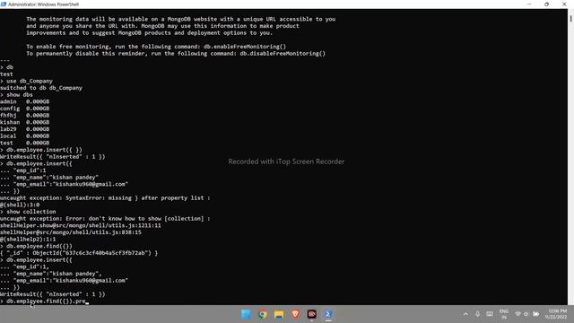 mongo db crud operations смотреть онлайн
