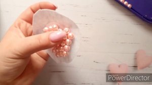 Украшаем резинки для волос,  вышивка бусинами и бисером,  мк Яна Чорней