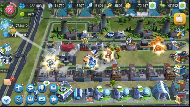 Simcity Buildit 2024 Lv.59, 14th place, 38k points, 50 tasks left. смотреть онлайн