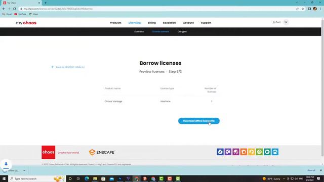 Chaos License  —chaos Vantage License Error
