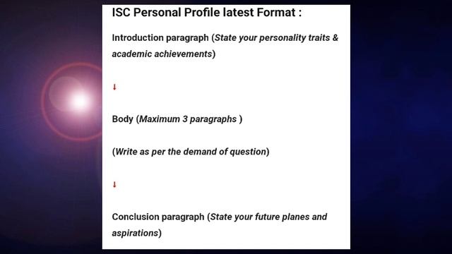 Personal Profile Writing Class XII ISC BOARD смотреть онлайн