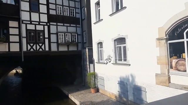 Erfurt / Эрфурт / Thüringen / Fluss Gera / рекa Герa /2021 смотреть онлайн