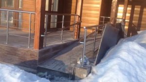 Монтаж перил из нержавейки своими руками