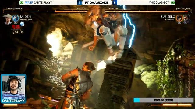 Mortal Kombat 1- FT20 Da Amizade DANTEPLAAY vs CANAL QUITALITY I Será que vou vencer? смотреть онлайн