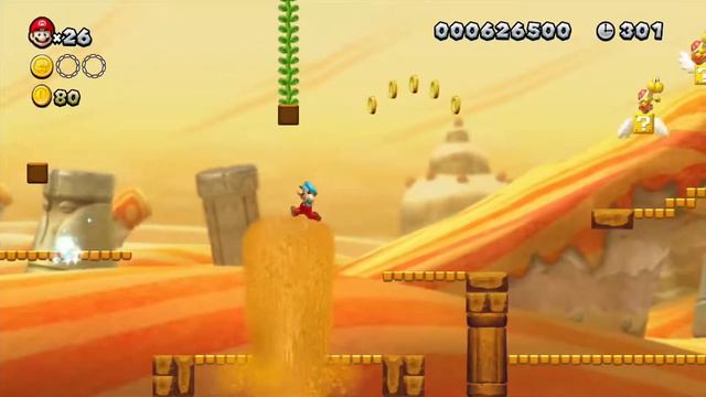 Прохождение New Super Mario Bros U (Wii U) Мир 2 смотреть онлайн