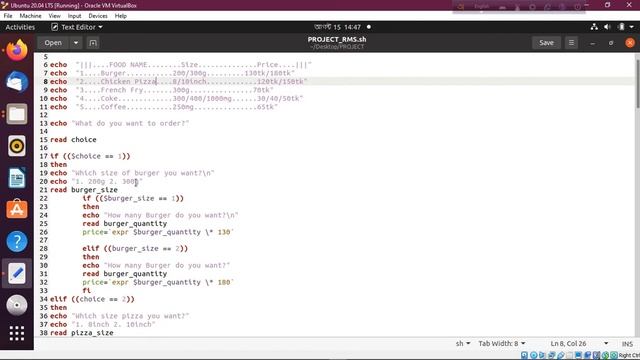 OS Lab Project | Fast Food Restaurant Management System in Shell Script смотреть онлайн
