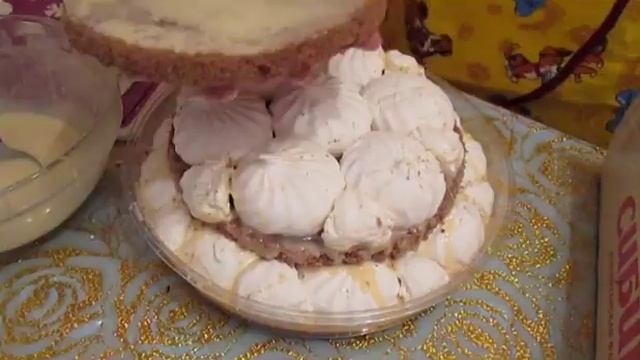 ТОРТ ЗЕФИРНЫЙ БЕЗ ВЫПЕЧКИ ДЕСЕРТЫ РЕЦЕПТ смотреть онлайн