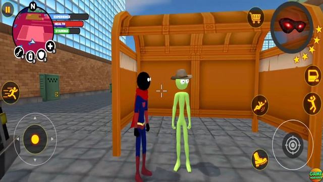 Military Garage Tank Stickman Superhero Game Update Android Stickman Flying смотреть онлайн