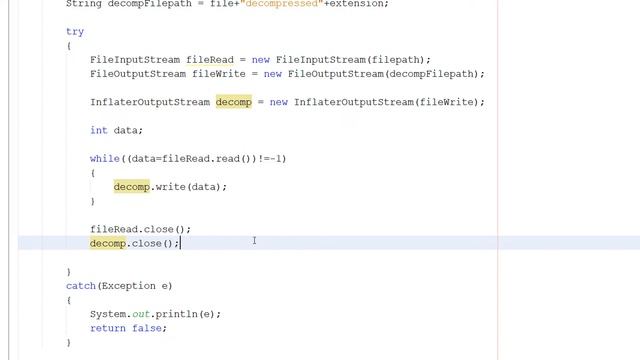 How to Decompress a File Using Java (Text Based Files) смотреть онлайн