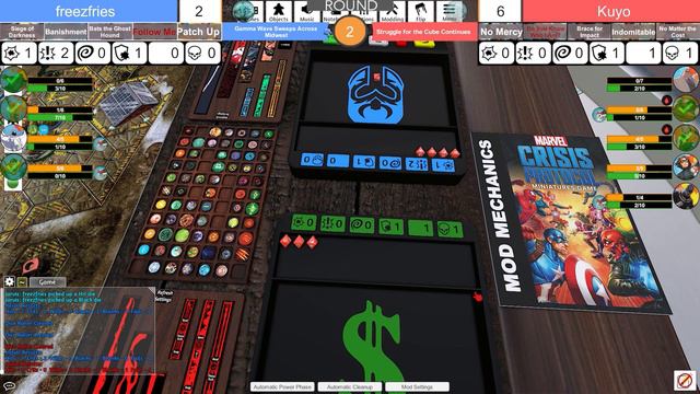 Midnight Sons VS Criminal Syndicate | Marvel Crisis Protocol Battle Report | Tabletop Simulator| смотреть онлайн