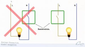 Почему горит лампочка при выключенном выключателе