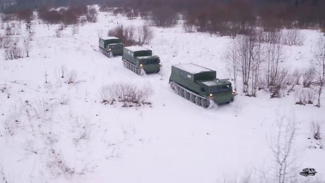 Снегоболотоход-амфибия ГАЗ-73М (ГТСМ, ГТМУ) модернизированный. смотреть онлайн