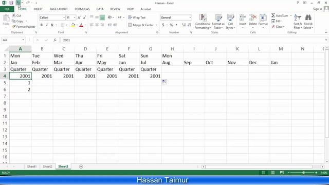 Hindi Microsoft Excel 2007/2010/2013 pt 5 (Advanced Formulas, How to use Fill Handle) смотреть онлайн
