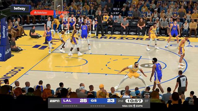 NBA 2K23 PC Gameplay l Camera Mod l UHD 4K60FPS l 1st Half l Lakers vs Warriors смотреть онлайн