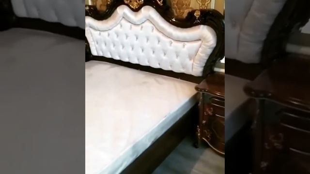 Спальня Элиана с 6 дверным шкафом Орех глянец Слониммебель. смотреть онлайн