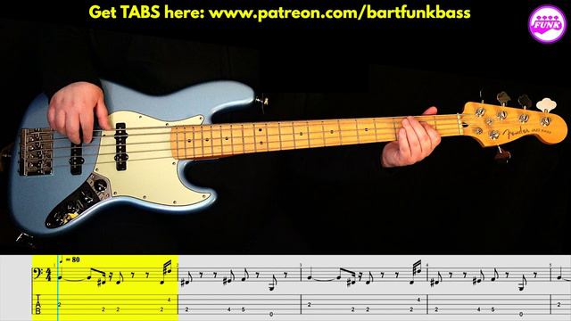 COOL BASSLINE | Dam-Funk - We Continue [2015] | Notation + TABS