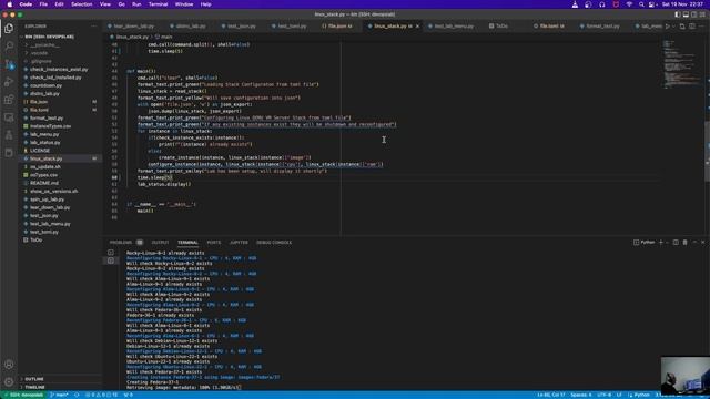 Automatically Create Different Linux Virtual Machines via a Config File using my Python Script смотреть онлайн