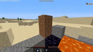 How to speedrun a nether portal using a lava pool (Minecraft)