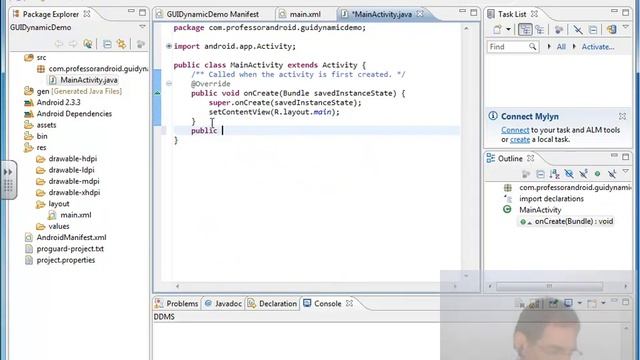 Android Programming Tutorial: 05 - GUI Dynamically Created смотреть онлайн