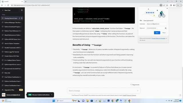 Passing on named variable arguments in python смотреть онлайн